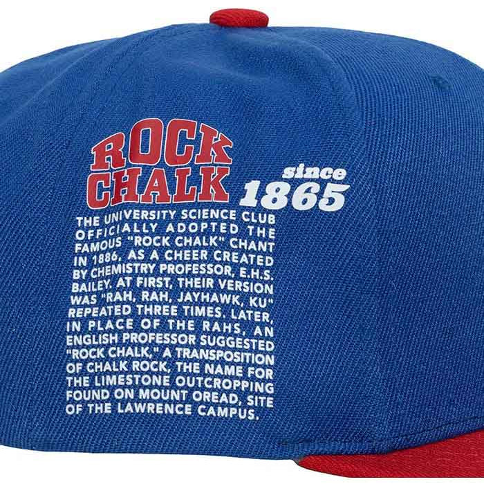 Men's Mitchell & Ness Ncaa Team Origins Snapback Kansas