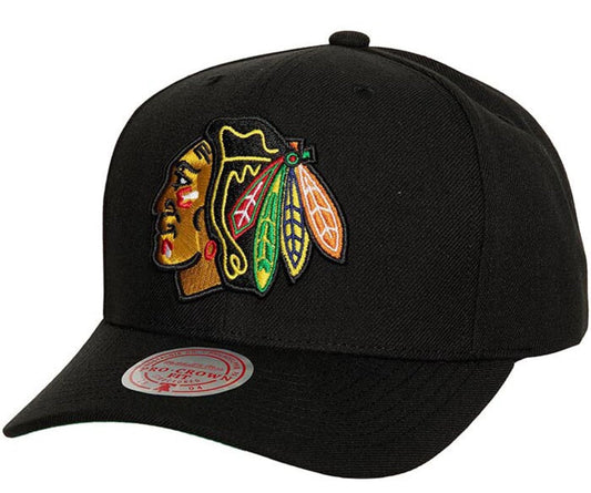 Mitchell & Ness Men's NHL Team Ground 2 Pro Snapback Blackhawks Snapback Caps