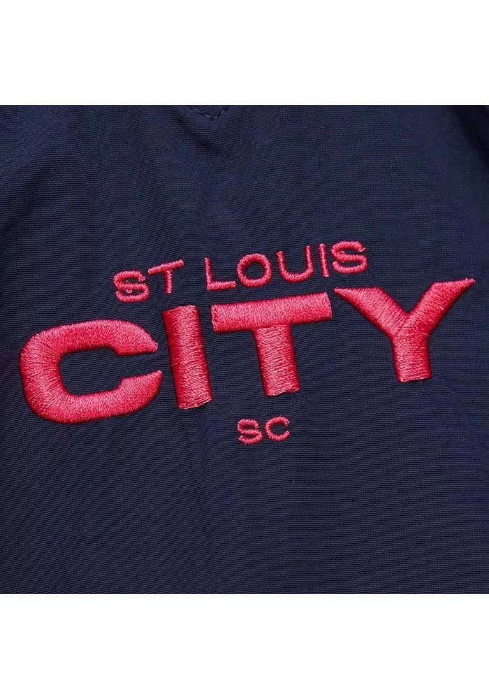 Mitchell & Ness Men's Mls Classic Nylon Pullover Current Logo St. Louis Pullovers
