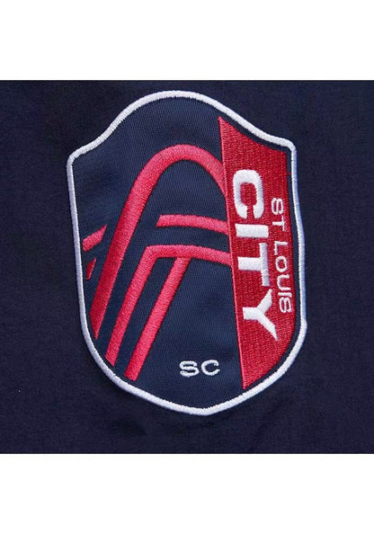 Mitchell & Ness Men's Mls Classic Nylon Pullover Current Logo St. Louis Pullovers
