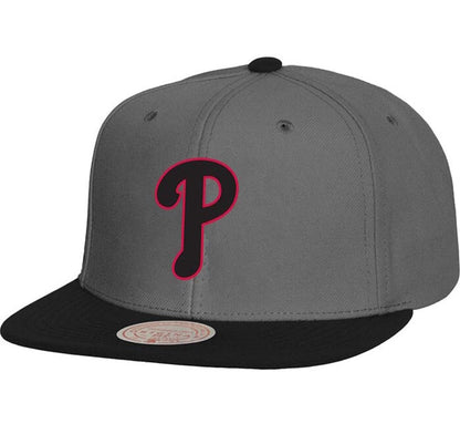 Mitchell & Ness Men's MLB Storm Front Snapback Phillies Snapback Caps