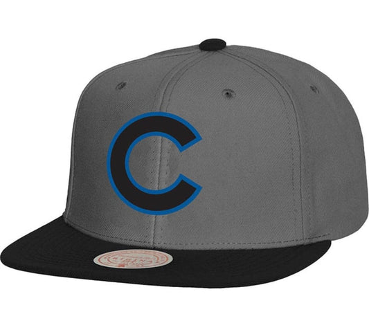 Men's Mitchell & Ness MLB Storm Front Snapback Cubs - Grey