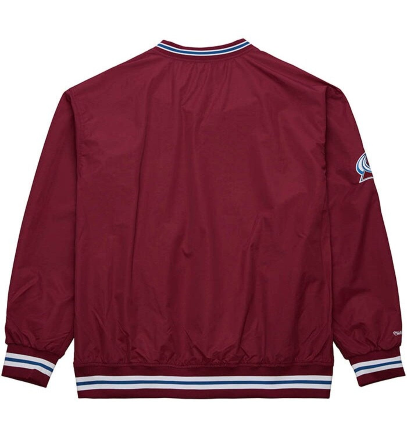 Mitchell & Ness Men's NHL Classic Nylon Pullover Current Logo Avalanche Pullovers