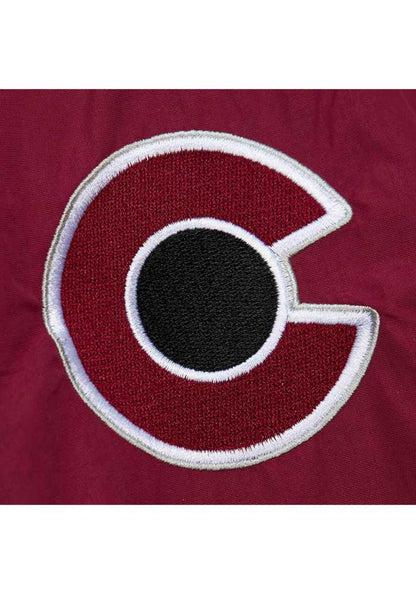 Mitchell & Ness Men's NHL Classic Nylon Pullover Current Logo Avalanche Pullovers