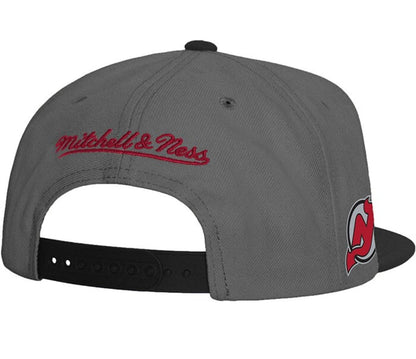 Mitchell & Ness Men's NHL Storm Front Snapback Devils Snapback Caps