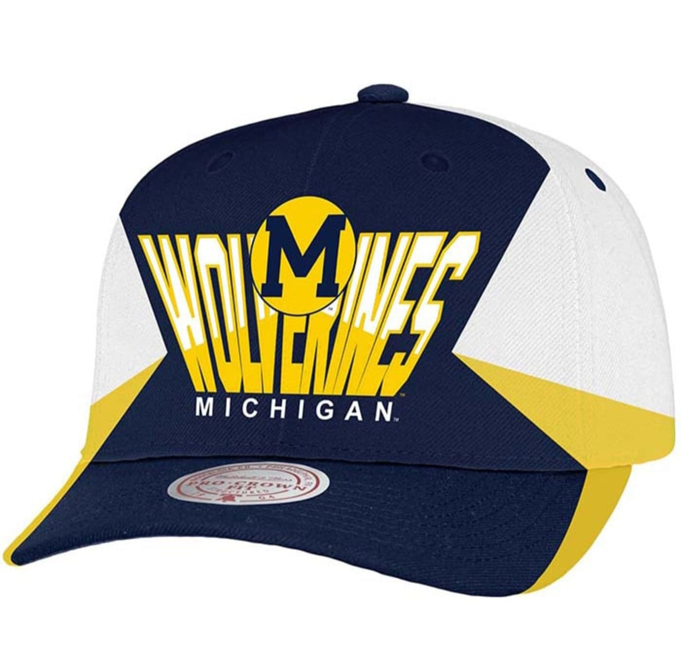 Mitchell & Ness Men's Ncaa Retrodome Pro Snapback Michigan Snapback Caps