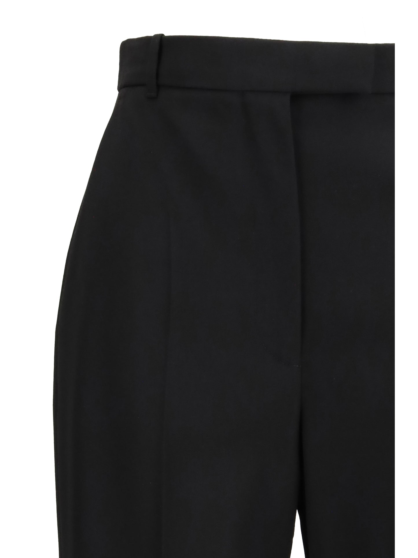 Trousers Black Cotton