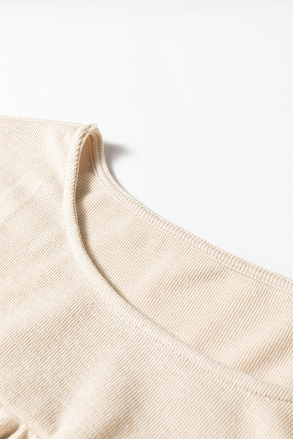 Threaded Pear Veda Sleeve Knit top Long Sleeve Top