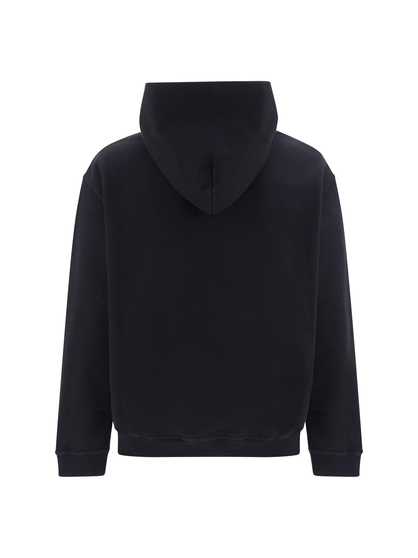 Hoodie Black/White Embroidery