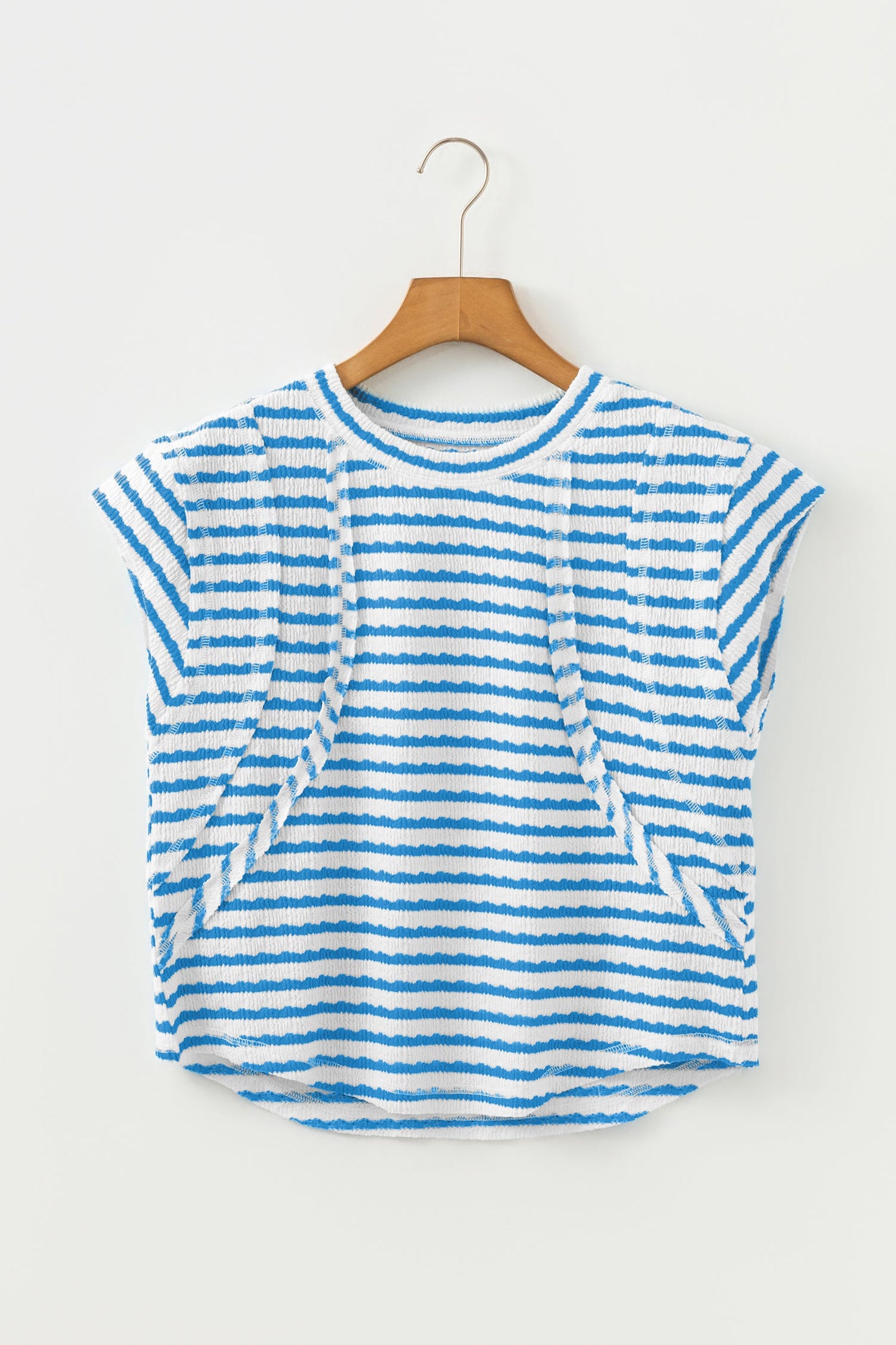 Threaded Pear Maddie Sleeve Patchwork T Shirt