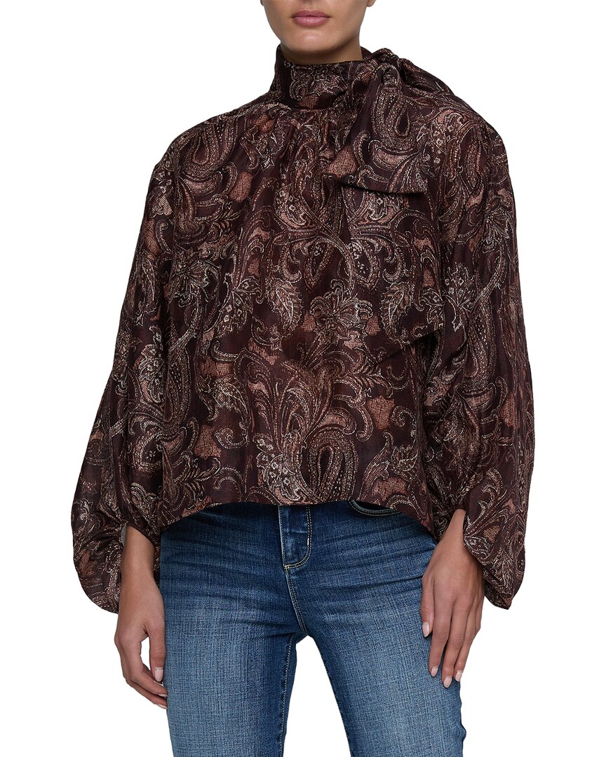BSRT-BROWN ETCHED PAISLEY-