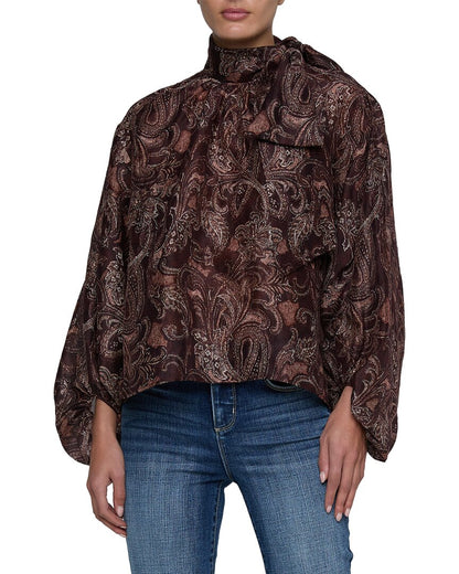 BSRT-BROWN ETCHED PAISLEY-