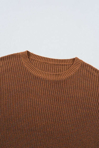 Threaded Pear Evelyn Beaded Drop Shoulder Sweater