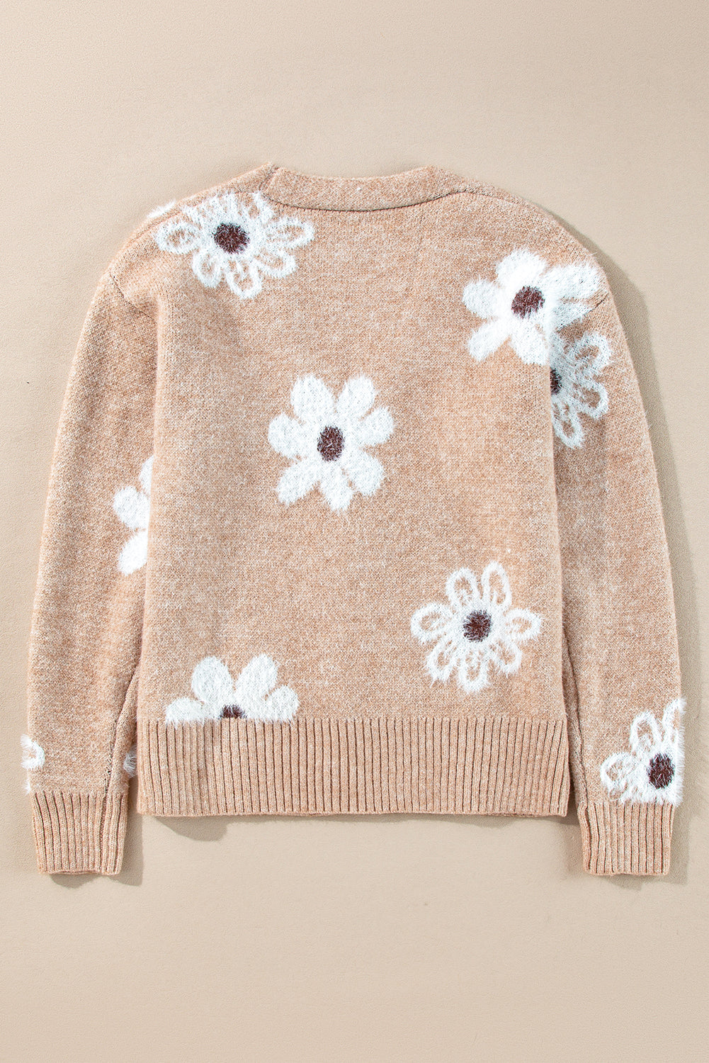 Threaded Pear Keily Print Knitted Up Cardigan