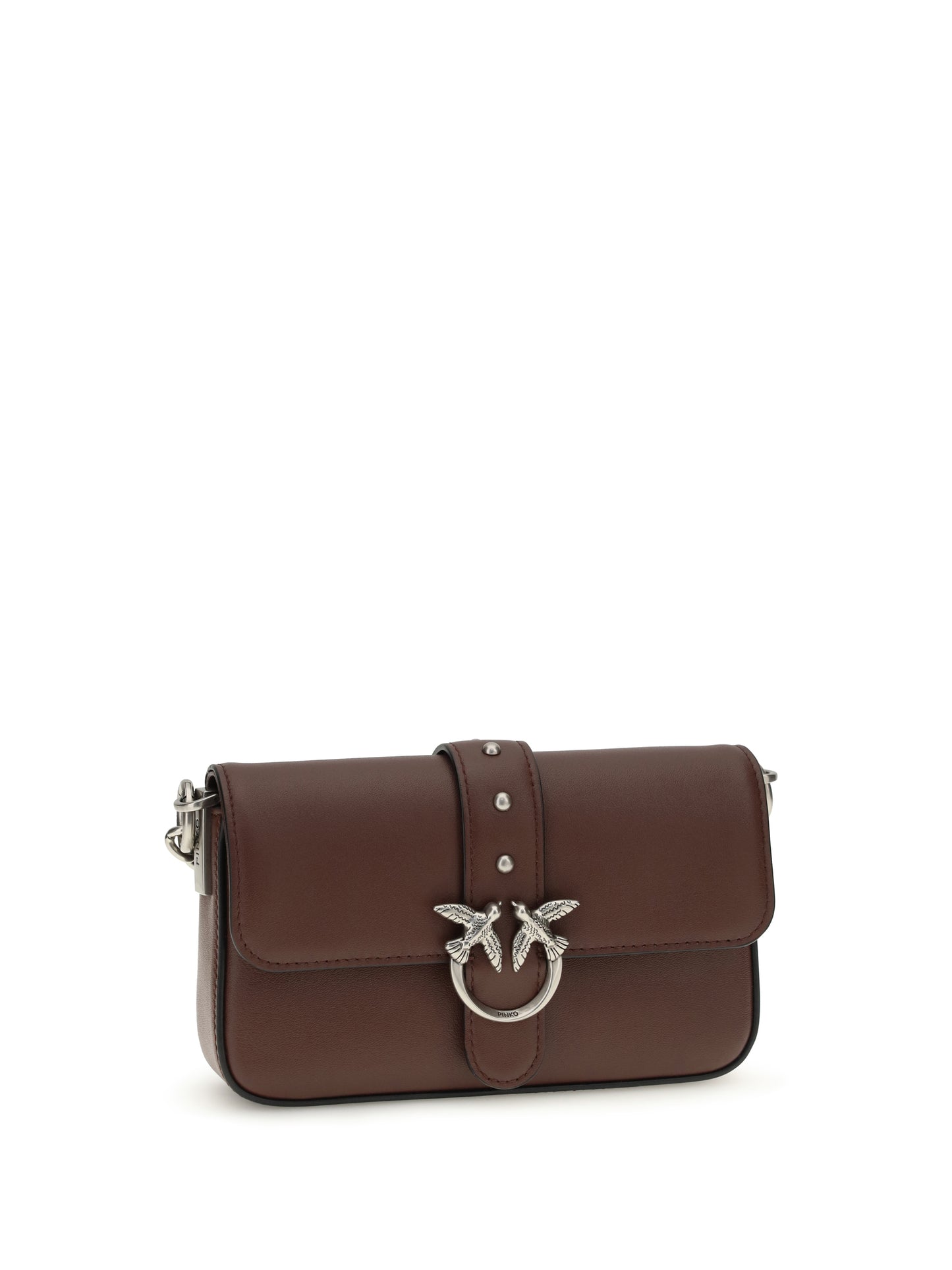 Shoulder Bag Baby Love Burgundy Calf Leather
