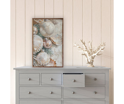 Kendrick Home Christmas Shells II By Petals Prints Design