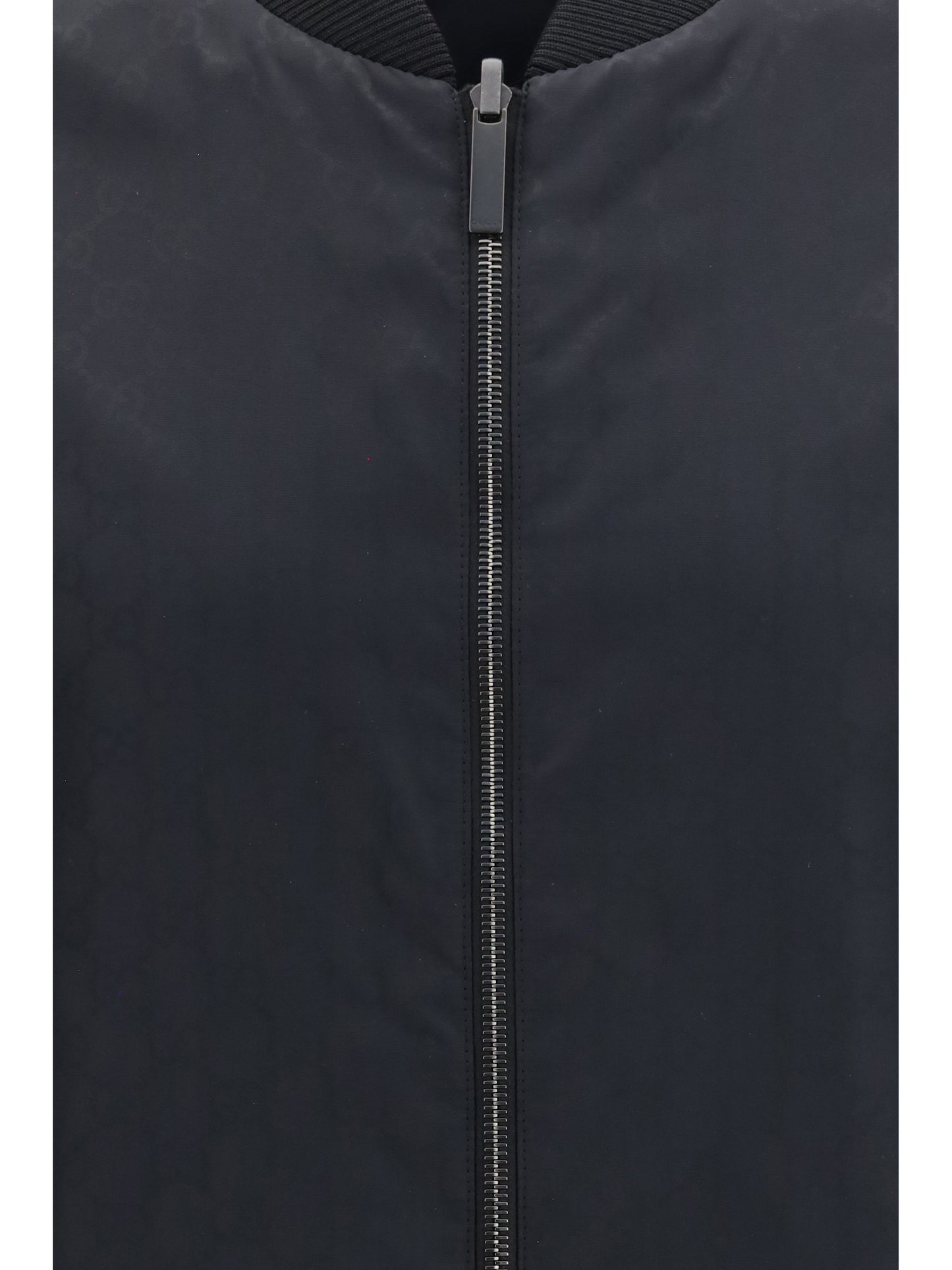 Jacket Reversible Zip Silk Faille Black