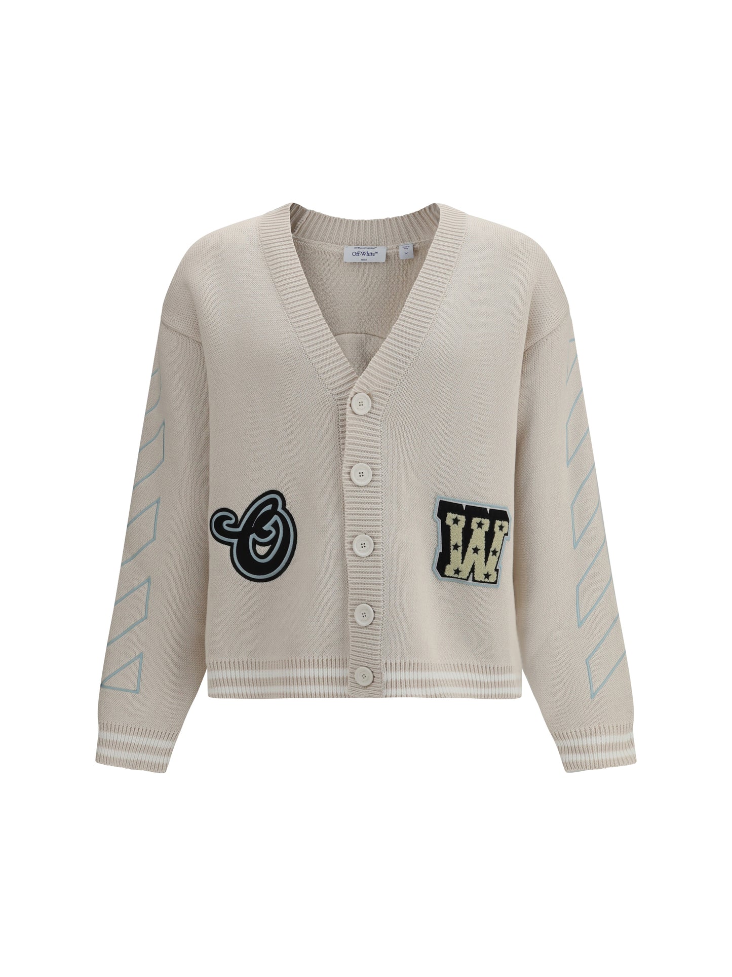 Cardigan Star Logo Diagonal Cream