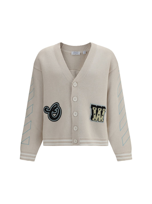 Cardigan Star Logo Diagonal Cream