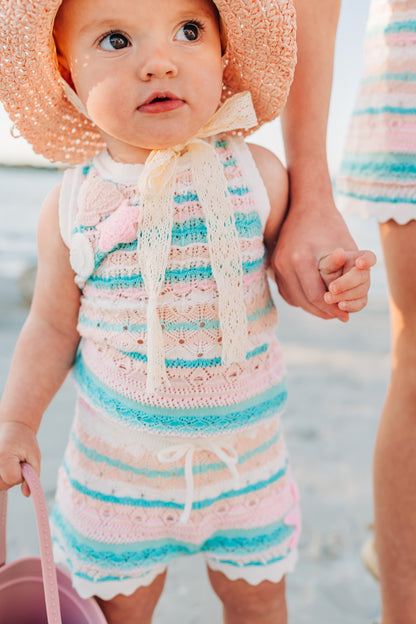 Seashore Stripe Knit Tank