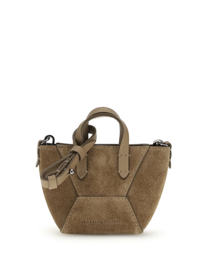 Shoulder Bag in Micro Suede