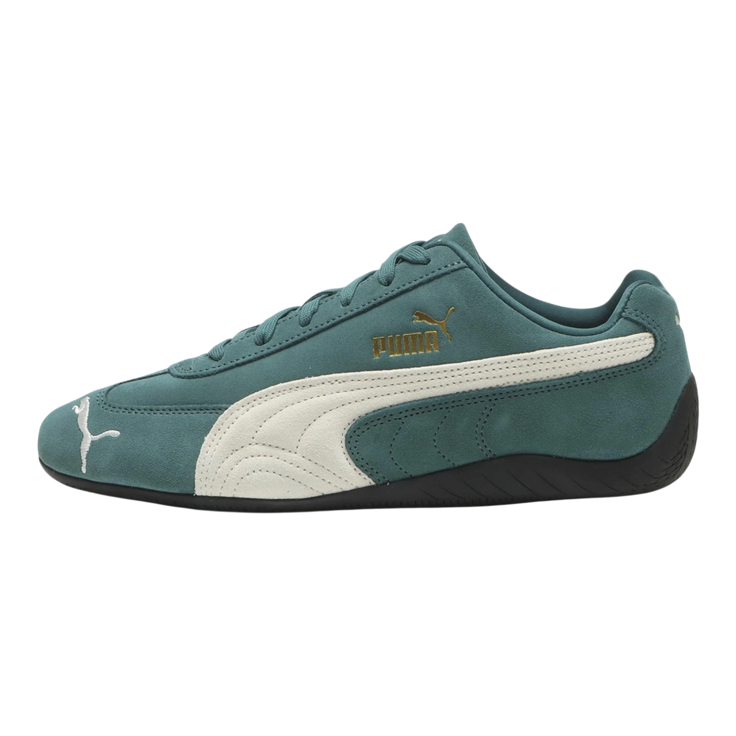 PUMA Speedcat OG Men's Sneakers — Emerald Ice/Black Suede Low-Top