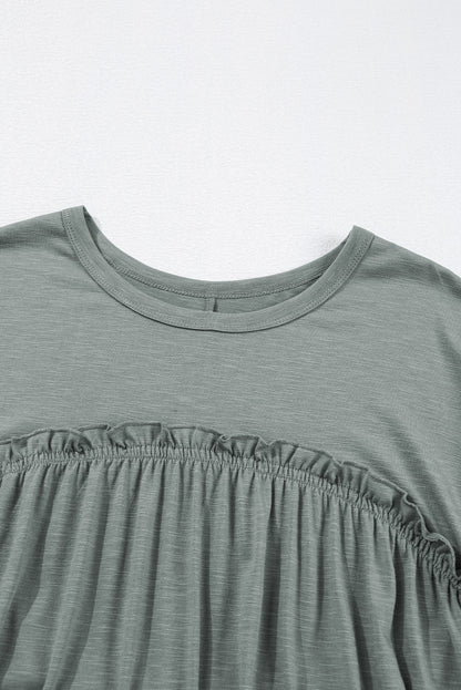 Threaded Pear Daniela Gathered Seam T Shirt