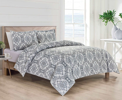 Bibb Home 1800 Series 3 pc Duvet Cover Set