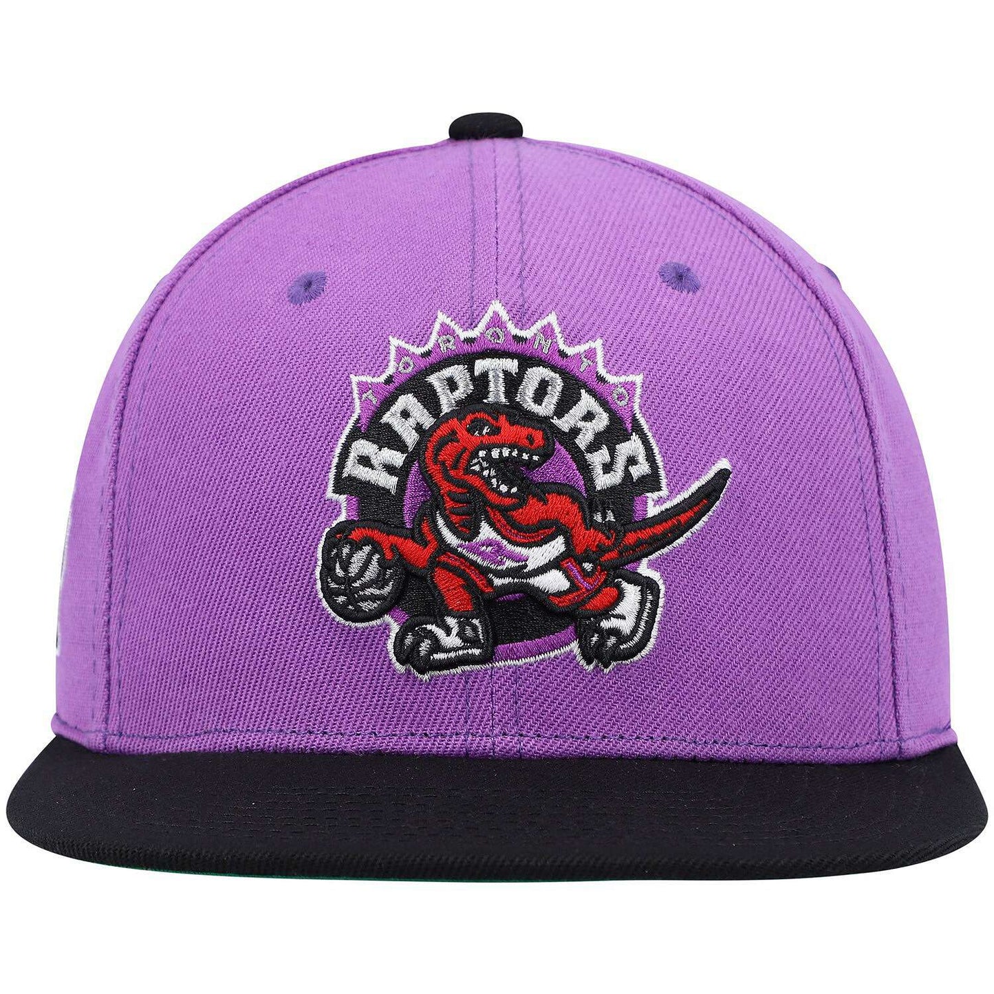 Men's Mitchell & Ness NBA Side Core 2.0 Snapback Hwc Raptors - Purple-Black
