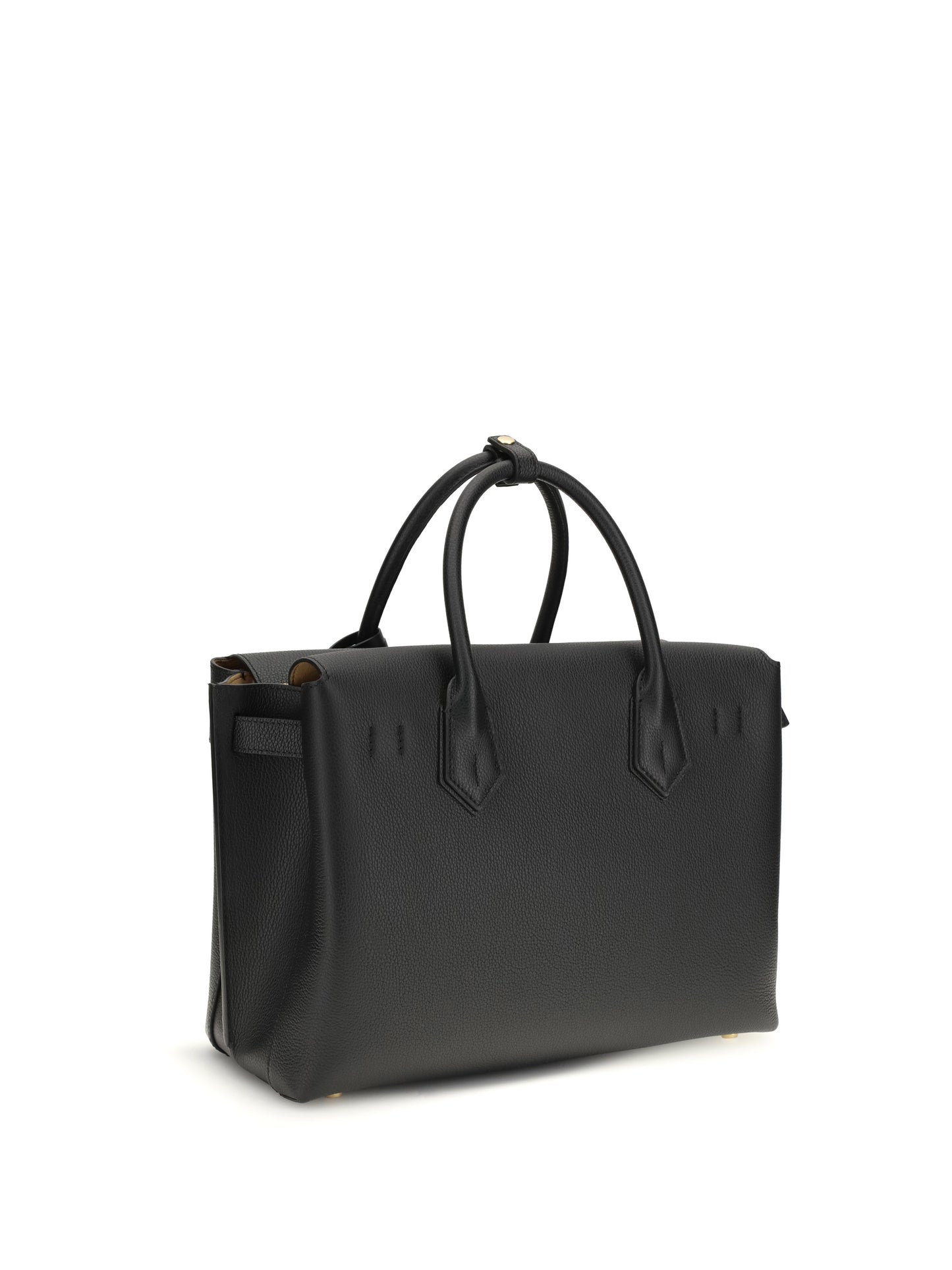 Handbag Milla Black Calf Leather