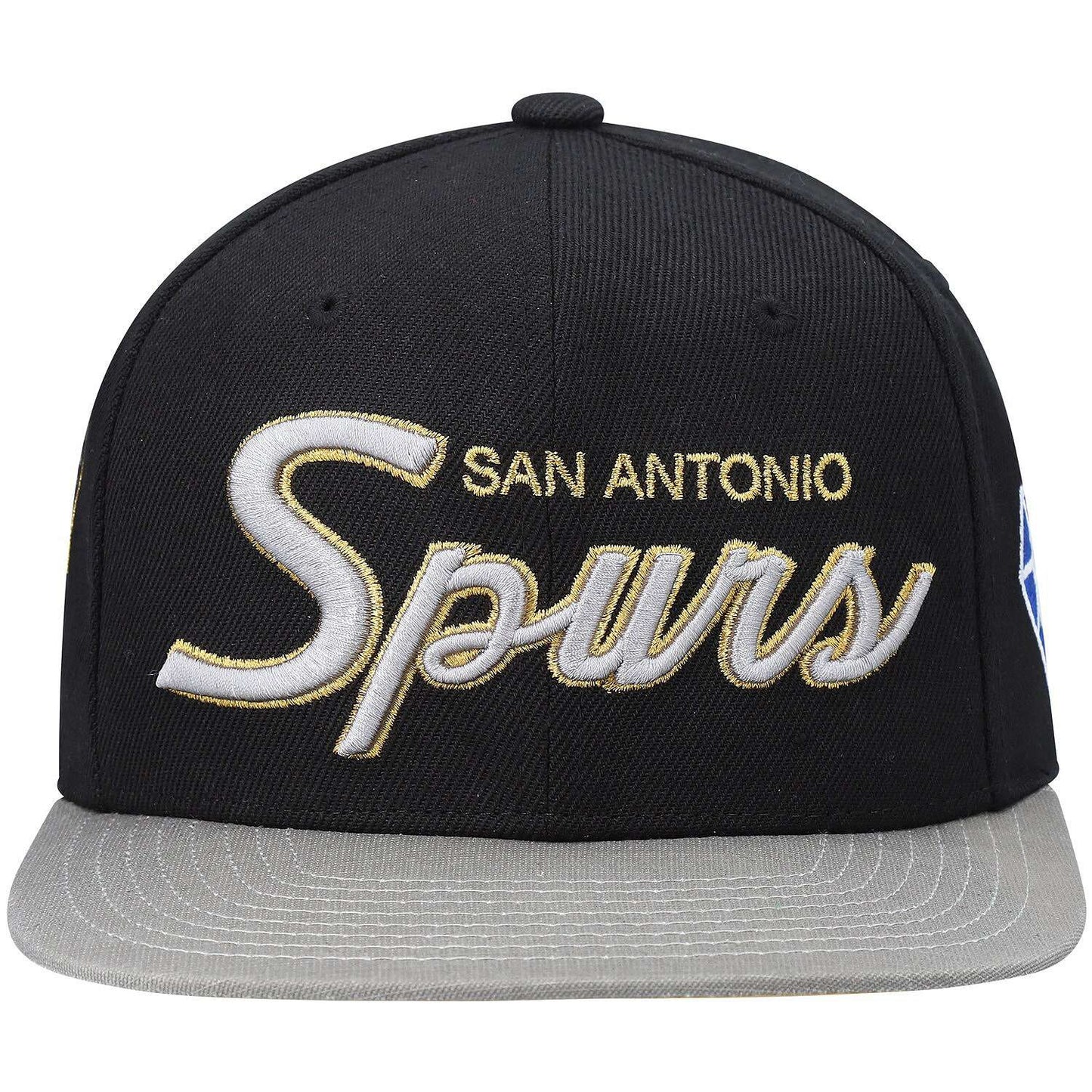 Mitchell & Ness Men's NBA 75Th Gold Snapback Spurs Snapback Caps
