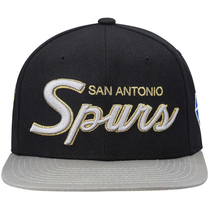 Mitchell & Ness Men's NBA 75Th Gold Snapback Spurs Snapback Caps
