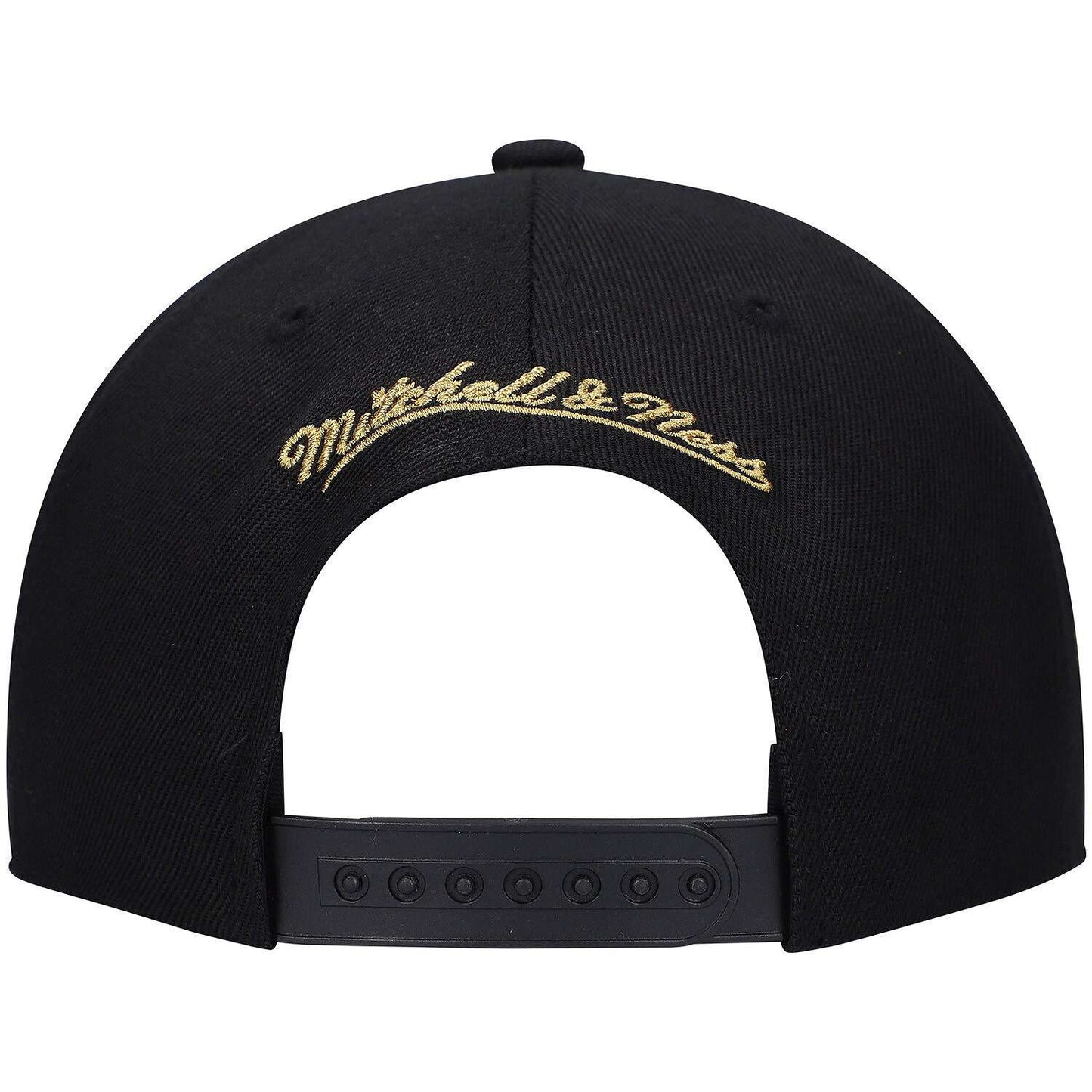 Men's Mitchell & Ness NBA 75Th Gold Snapback Bulls - Black