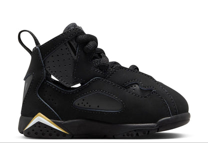 [343797-017] Toddlers Air Jordan True Flight 'black Metallic Gold White'