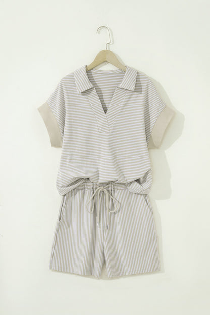 Threaded Pear Aadhya Dolman Sleeve Polo Set