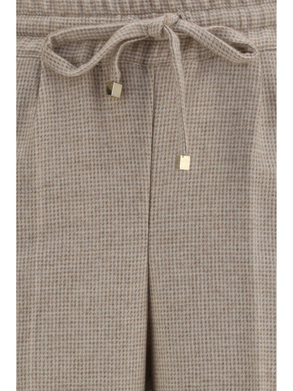 Cashmere Drawstring Pants Taupe
