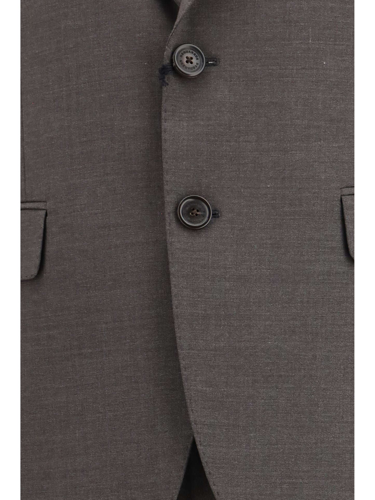 Suit Single-Breasted Wool-Blend Grey