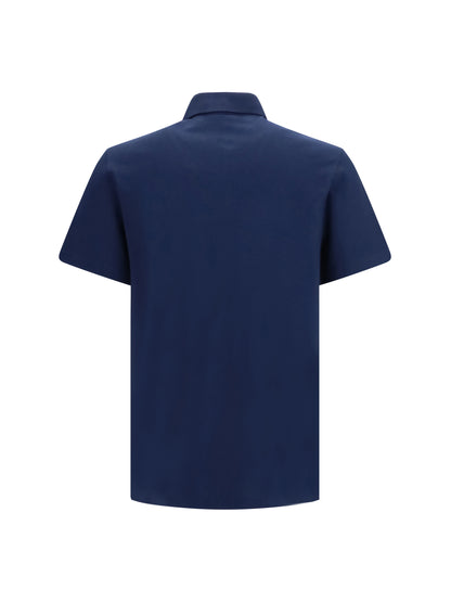 Polo Shirt Cotton Piqué With VLogo