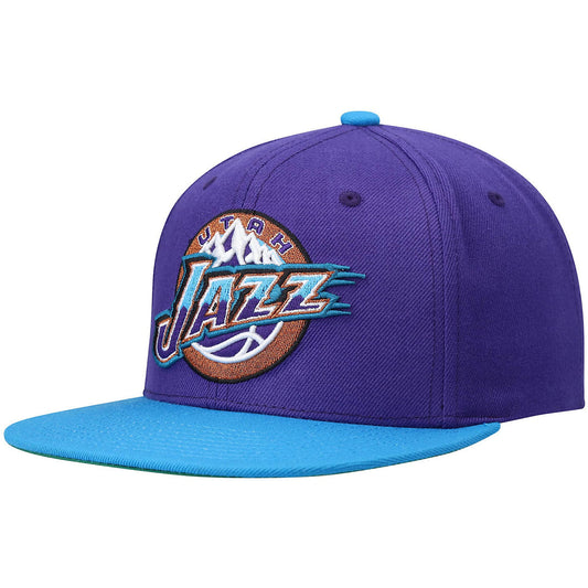 Men's Mitchell & Ness NBA Team 2 Tone 2.0 Snapback Hwc Jazz
