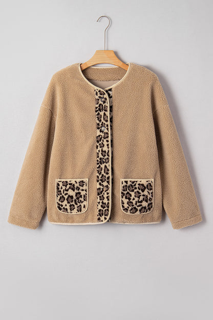 Threaded Pear Renaona Print accent Plush Jacket