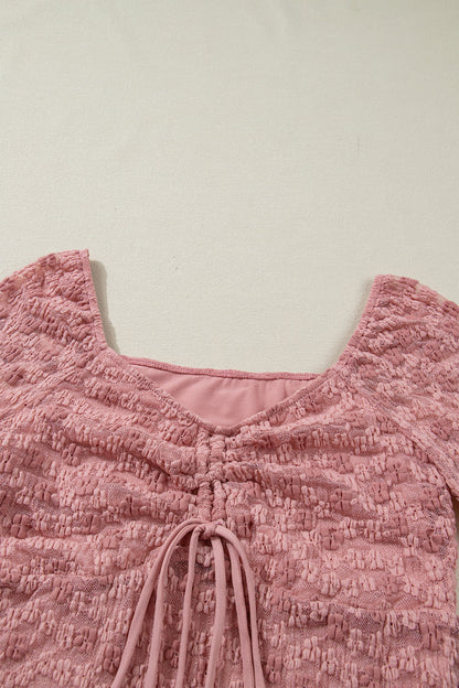 Threaded Pear Paloma Detail Floral Lace Blouse