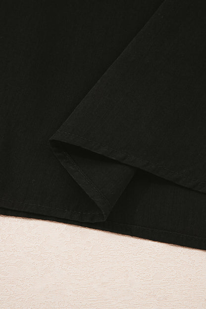 Threaded Pear Sofia Waist Splicing Hem Sweater