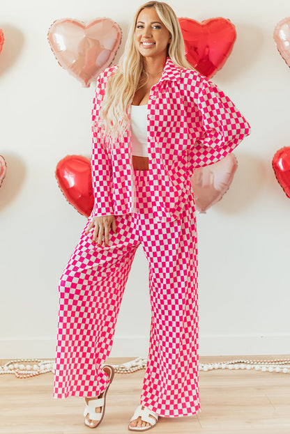 Threaded Pear Alina Checkered Shirt