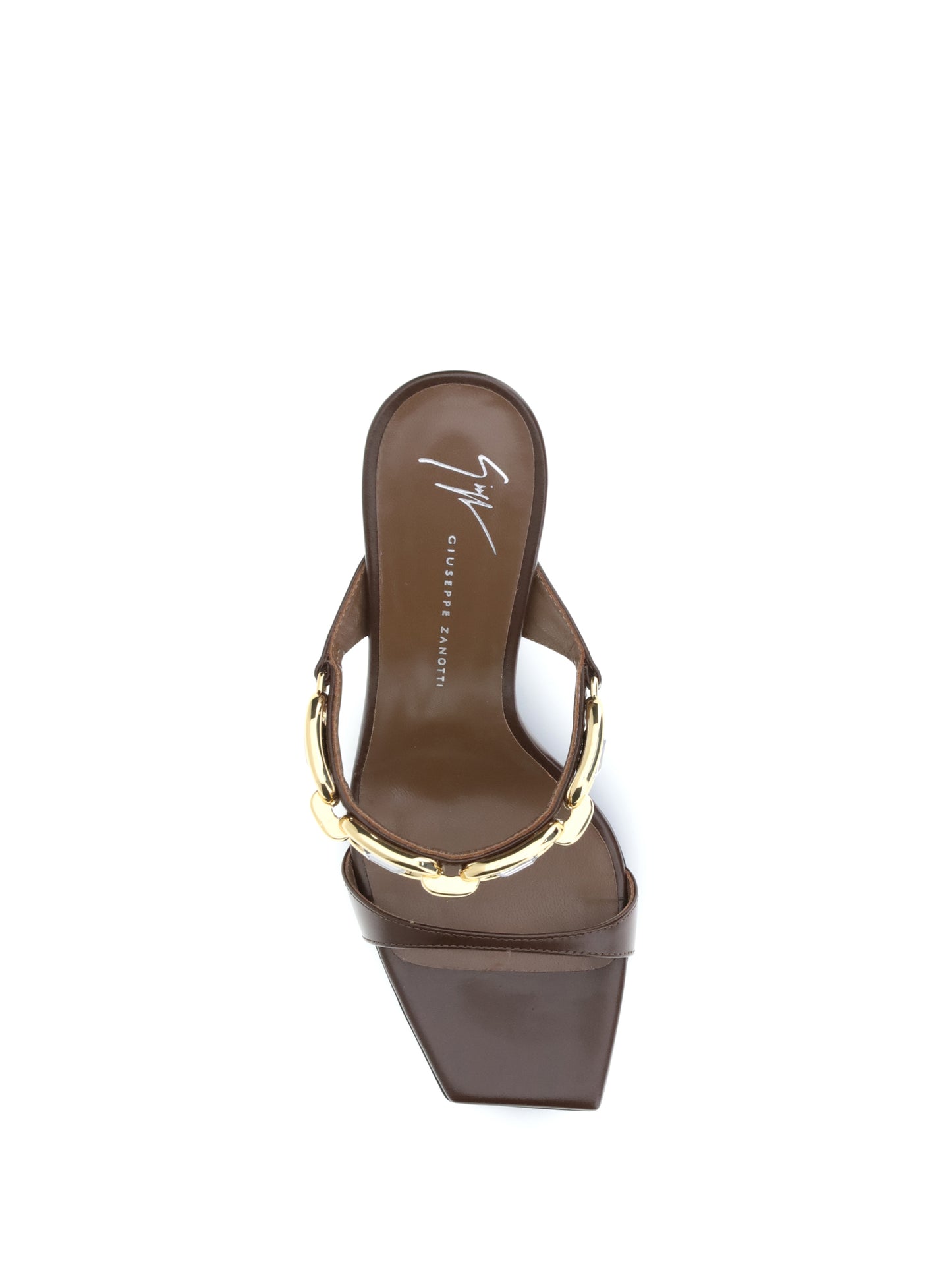 Leather Mules Hot Brown