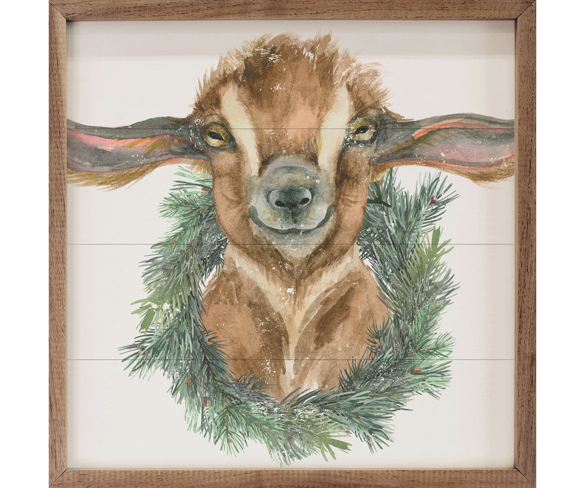 Kendrick Home Goat Wreath White