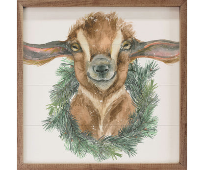 Kendrick Home Goat Wreath White