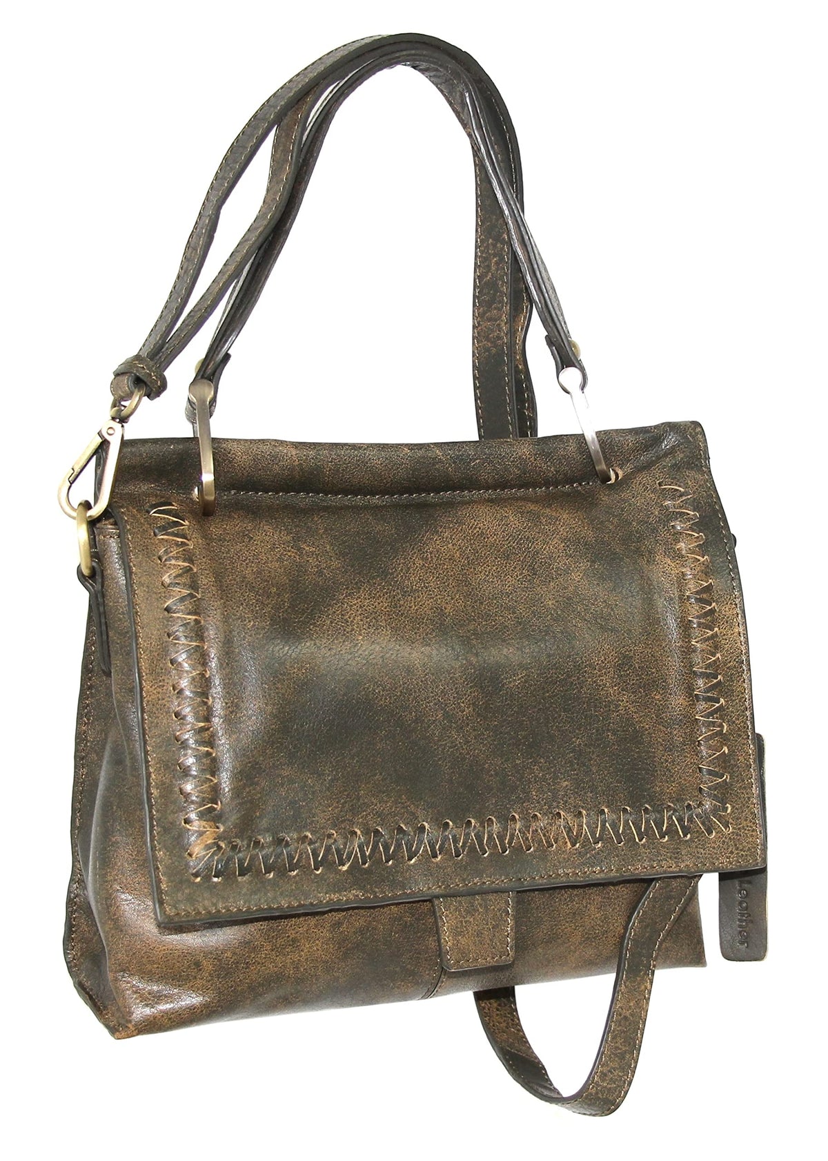 Nino Bossi Handbags Cleopatra Satchel - Green