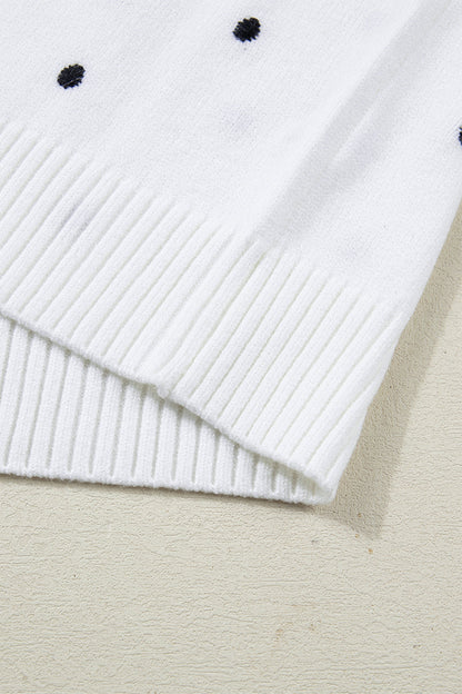 Threaded Pear Azariah Bubble Short Sleeve Sweater