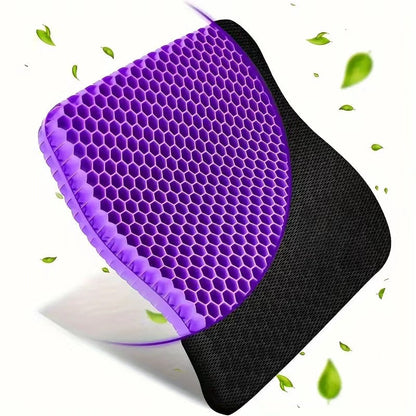 Purple Gel Honeycomb Pillow – High-Elasticity Cooling Sleep Pillow