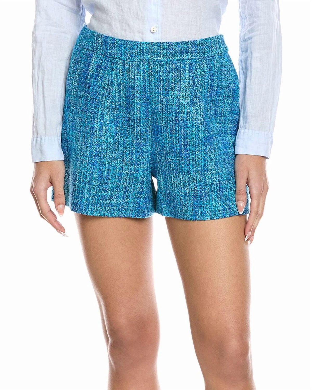 CARIBBEAN BLUE MULTI TWEED-